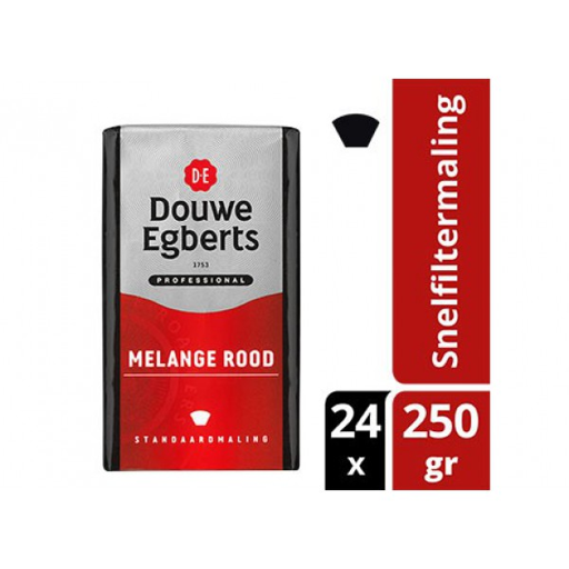 D E ROOD PROF SNELFILTER  - 24X 250GR